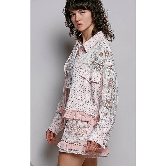 POL Pink Floral Jacket - Picture 3 of 7